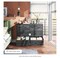Dresser for Bedroom with Eight Drawers, Dresser, Chest of Drawers, and Wide Fabric Storage and Organization The nursery, living room, hallway, and closet Black Wood Grain Print in Charcoal